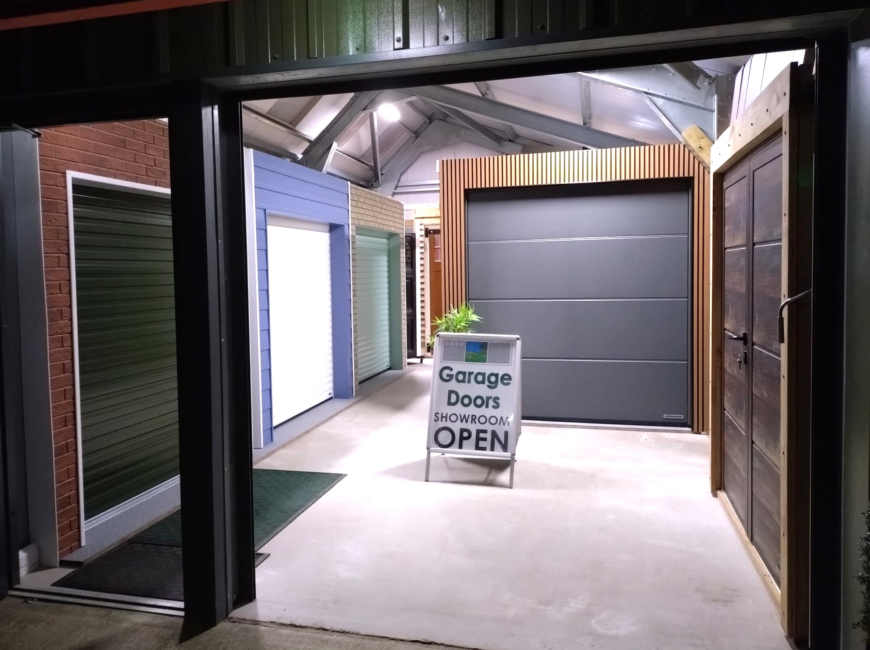 Sectional Door Anthracite Metallic CH703 L Rib Installation in High Wycombe Hormann LPU67 Sectional Door Anthracite Metallic CH703 L Rib